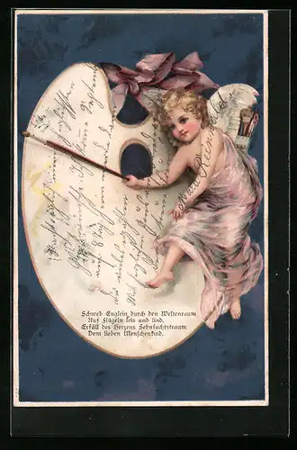 AK Engel vor grosser Mischpalette