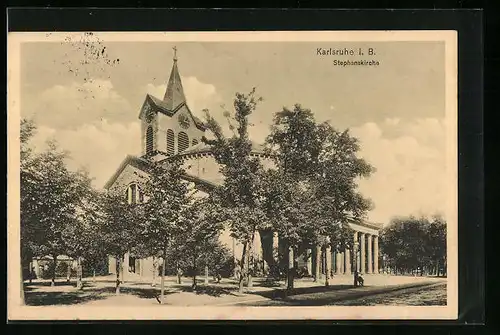 AK Karlsruhe i. B., Stephanskirche