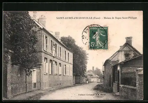 AK Saint-Aubin-d`Ecrosville, Maison de Repos Saint-Philippe