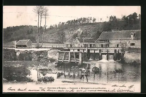 AK Évreux, Vannage a Bérengeville-la-Riviére