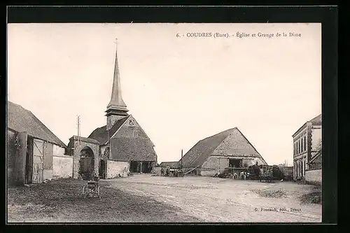 AK Coudres, Église et Grange de la Dime