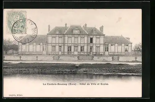 AK Le Couture-Boussey, Hôtel de Ville et Ecoles