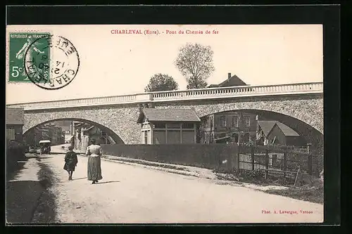 AK Charleval, Pont du Chemin de fer