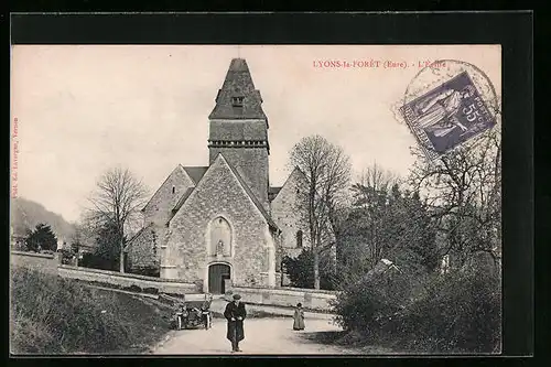 AK Lyons-la-Foret, L`Eglise