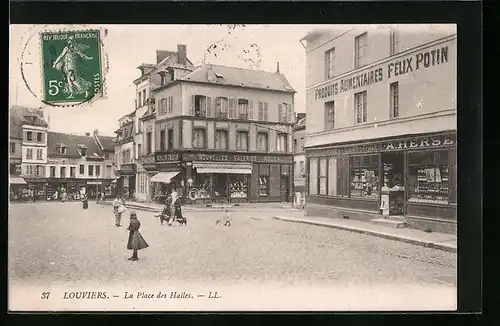 AK Louviers, La Place des Halles