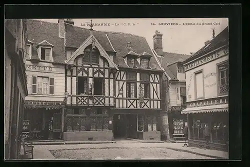 AK Louviers, L`Hôtel du grand Cerf