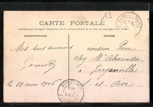 AK Bézu-Saint-Eloi, Route de Gisors