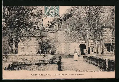 AK Mainneville, Intérieur du Vieux Château
