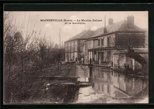 AK Mainneville, Le Moulin Galant et la Levrière