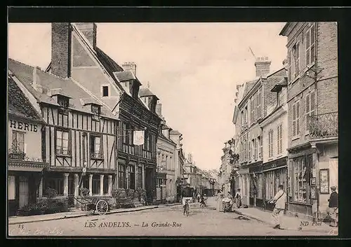 AK Les Andelys, La Grande-Rue