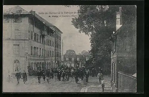 AK Louviers, Sortie des Ouvriers de la Fabrique