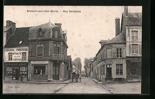 AK Breteuil-sur-Iton, Rue Gambetta