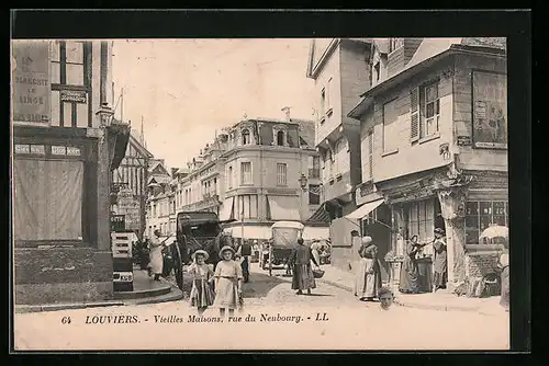 AK Louviers, Vieilles Maisons, rue du Neubourg