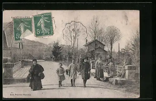 AK Saint-Eugène, Une Rue