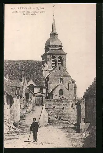 AK Pernant, Eglise, Abside du XIIe siècle
