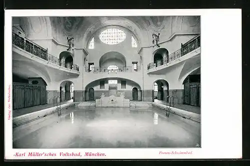 AK München, Karl Müller`sches Volksbad