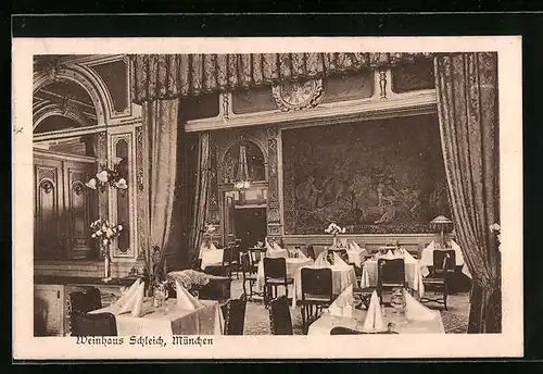 AK München, Gasthaus Weinhaus Schleich