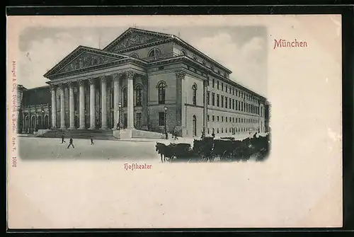 Relief-AK München, Hoftheater