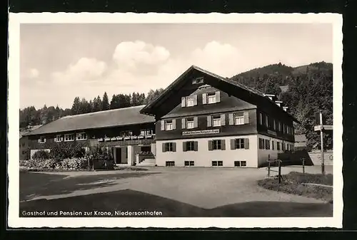 AK Niedersonthofen, Gasthof u. Pension zur Krone