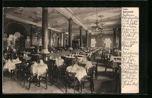 AK München, Hauser`s Hotel Der Reichsadler am Karlstor, Herzog Wilhelmstrasse 32