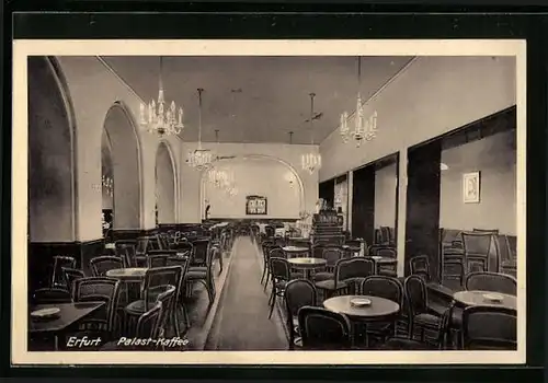 AK Erfurt, Palast-Cafe, Innenansicht