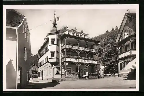 AK Bad Teinach, Gasthof zum Goldenen Fass