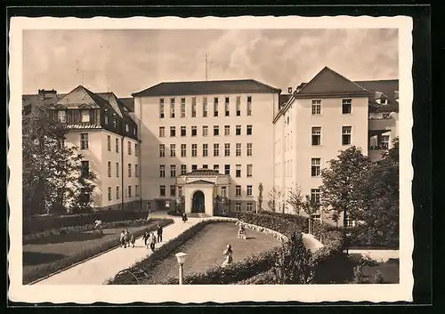 AK München-Neuhausen, Krankenhaus vom Dritten Orden, Menzingerstrasse 26, Eingang