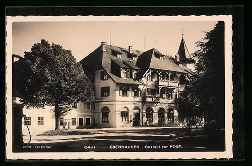 AK Ebenhausen, Gasthof zur Post