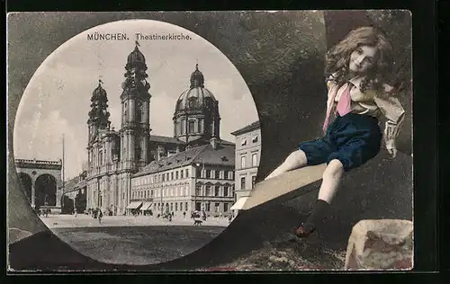AK München, Theatinerkirche
