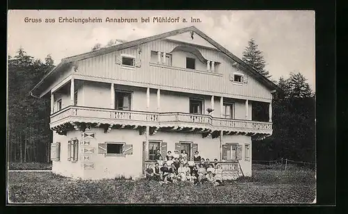 AK Mühldorf a. Inn, Erholungsheim Annabrunn