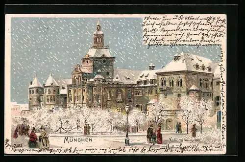 Winter-Lithographie München, Nationalmuseum
