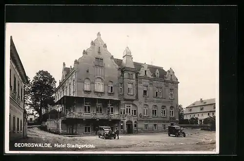 AK Georgswalde, Hotel Stadtgericht