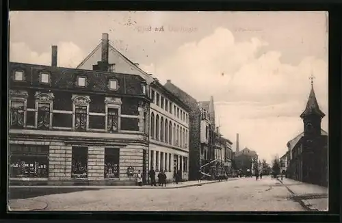 AK Uerdingen, Blick in die Niederstrasse