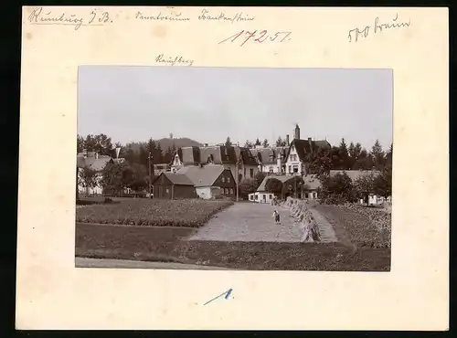 Fotografie Brück & Sohn Meissen, Ansicht Rumburg / Böhmen, Sanatorium Frankenstein