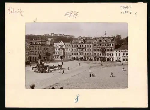 Fotografie Brück & Sohn Meissen, Ansicht Sebnitz, Hotel Stadt Dresden am Marktplatz