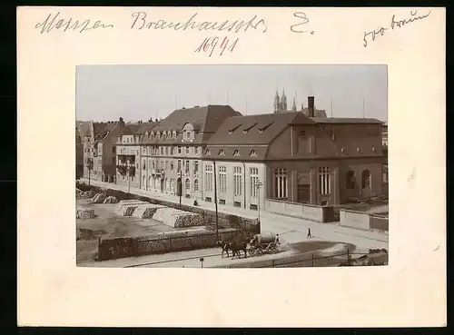 Fotografie Brück & Sohn Meissen, Ansicht Meissen, Elktrizitätswerk in der Brauhausstrasse