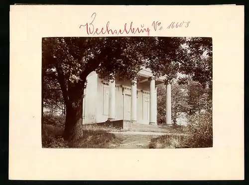 Fotografie Brück & Sohn Meissen, Ansicht Wechselburg, Bauwerk im Wald