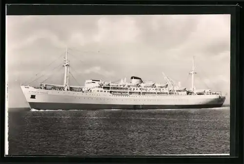 AK Passagierschiff M/N Alberto Dodero auf hoher See