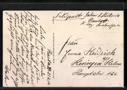 AK Rastatt, Schloss mit Vorplatz