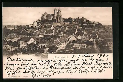 AK Altbreisach, Teilansicht mit Münster