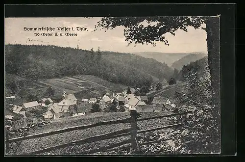 AK Vesser i. Thür., Teilansicht