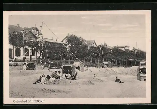 AK Niendorf, Ostseebad, Strandpartie