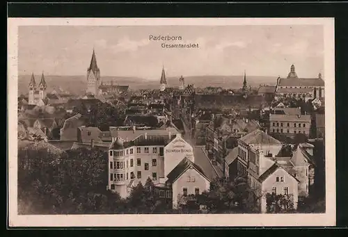 AK Paderborn, Gesamtansicht mit Kirchen