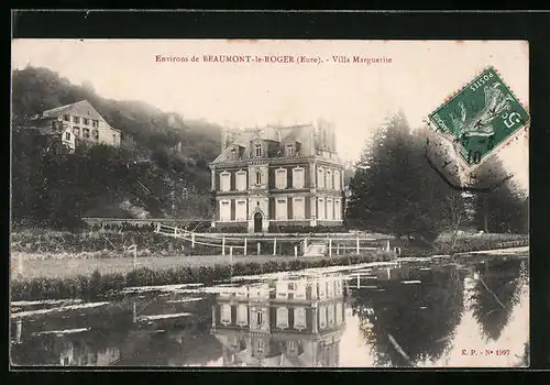 AK Beaumont-le-Roger, Villa Marguerite