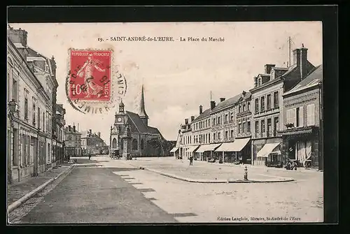 AK Saint-André-de-l`Eure, Place du Marché