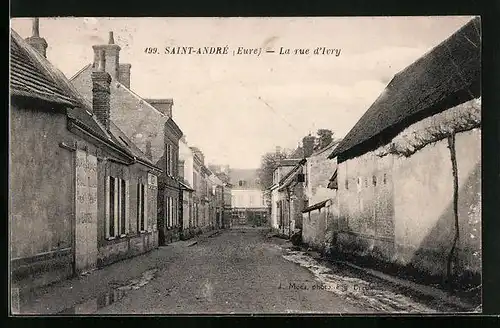 AK Saint-André-de-l`Eure, La rue d`Ivry