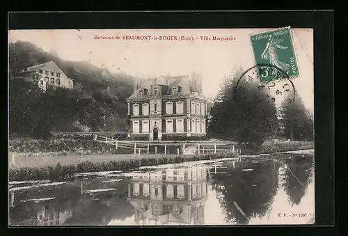 AK Beaumont-le-Roger, Villa Marguerite