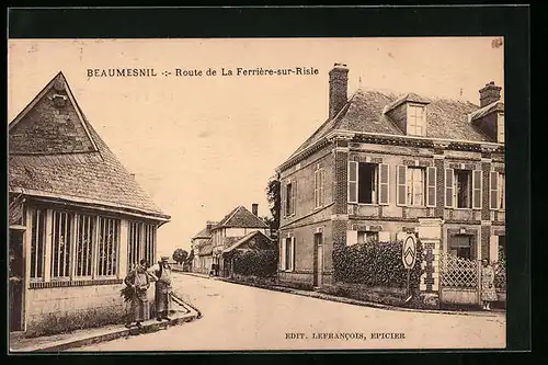 AK Beaumesnil, Route de La Ferrière-sur-Risle
