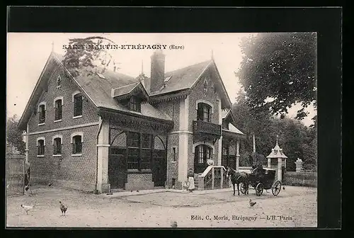 AK Saint-Martin-Etrépagny, Un maison