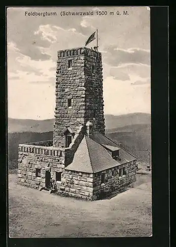 AK Feldberg /Schwarzwald, Ansicht des Feldbergturms